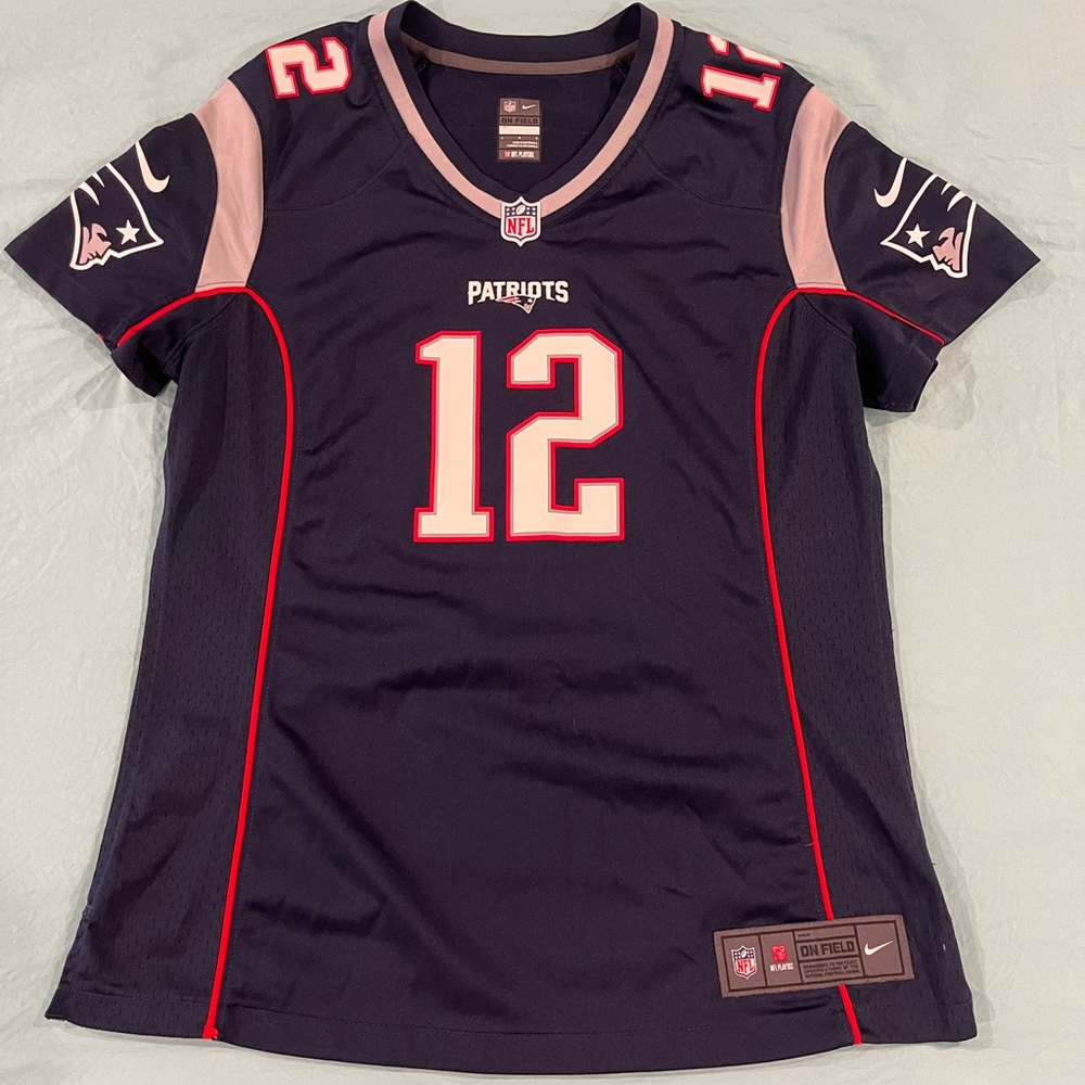 Women’s NFL New England Patriots #12 Jersey